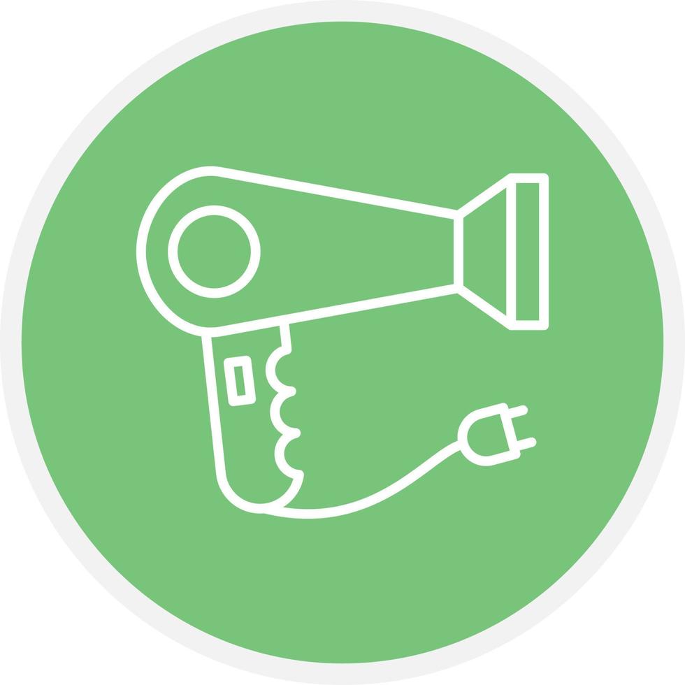 Hair Dryer Color Icon vector