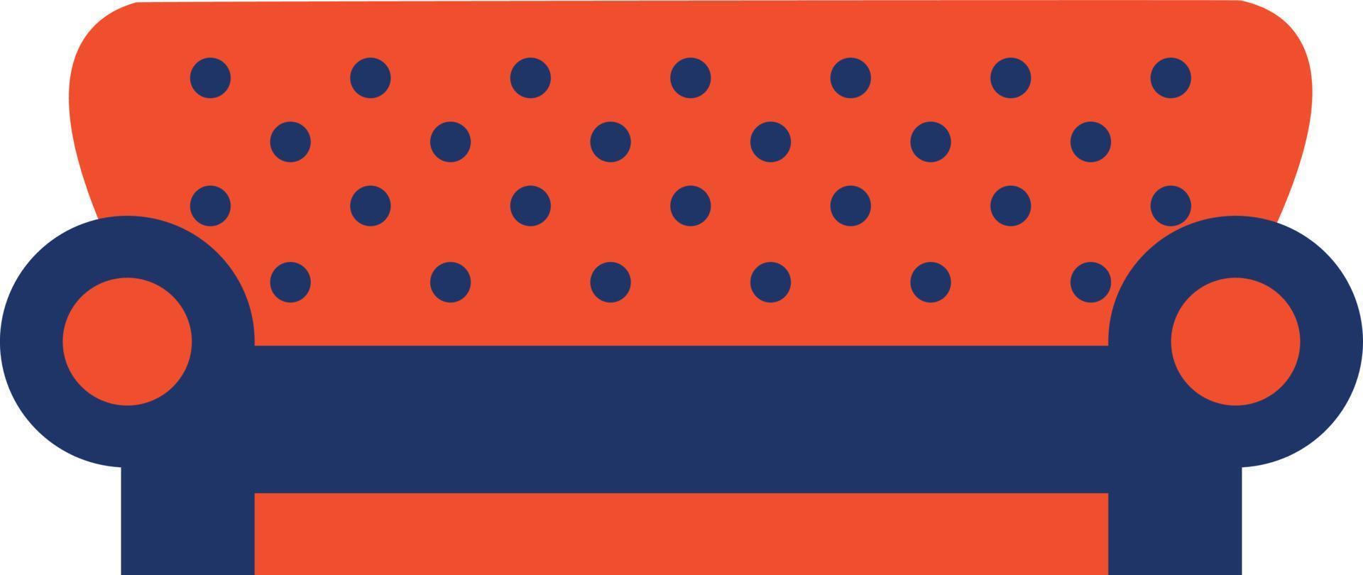 Sofa Color Icon vector