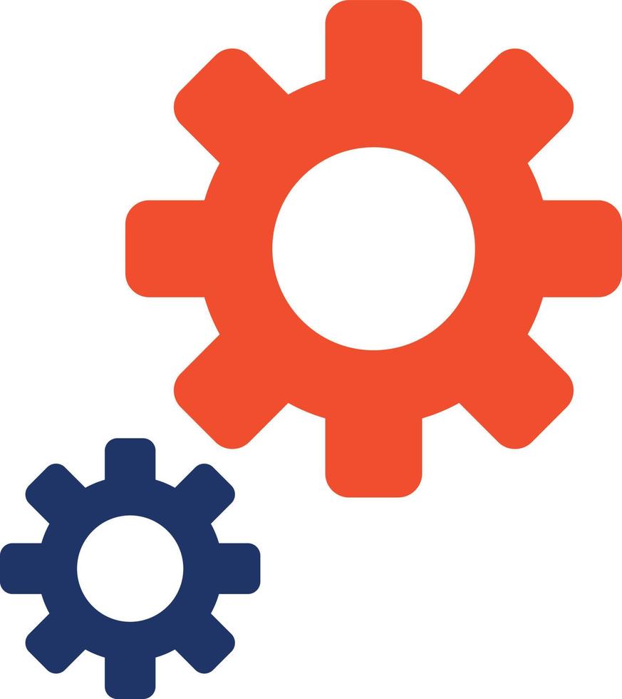 Cogwheel Color Icon vector