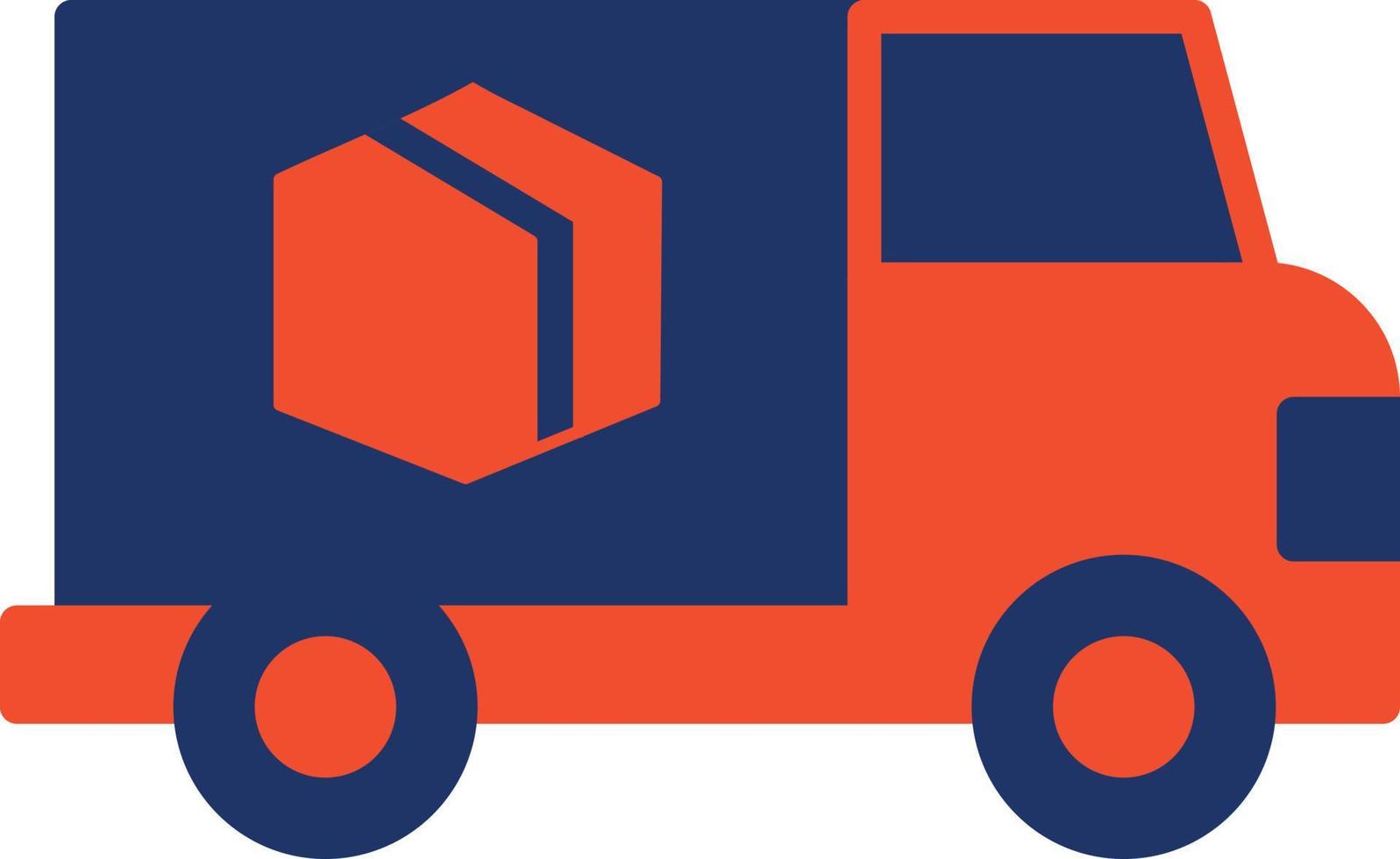 Shipping Van Color Icon vector