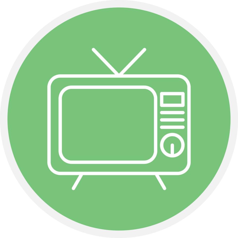 Tv Line Circle vector