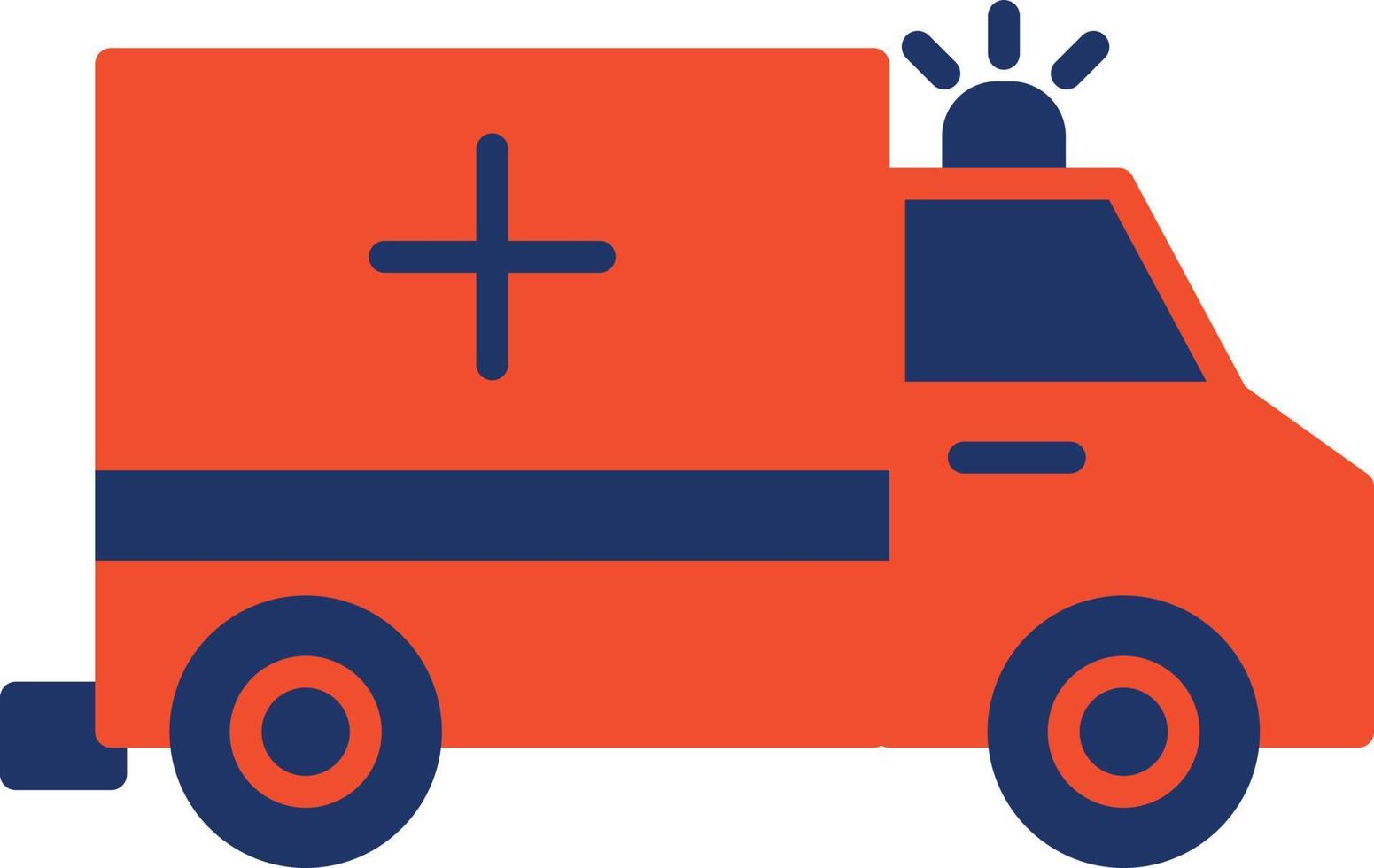 Ambulance Color Icon vector