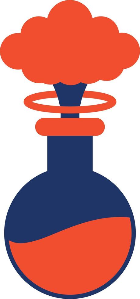 Lab Explosion Color Icon vector