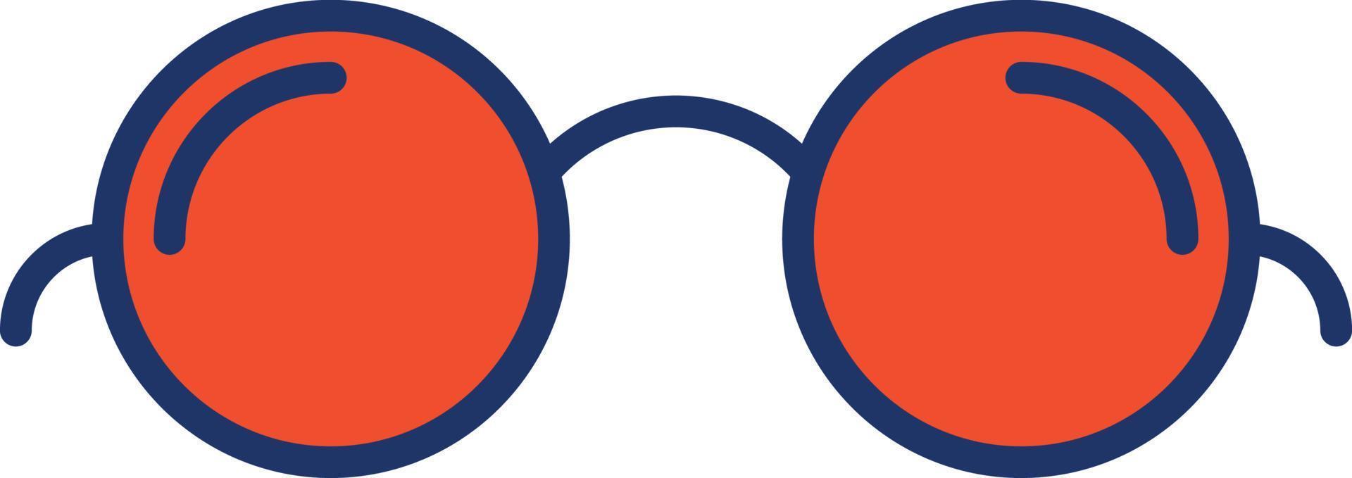 Glasses Color Icon vector