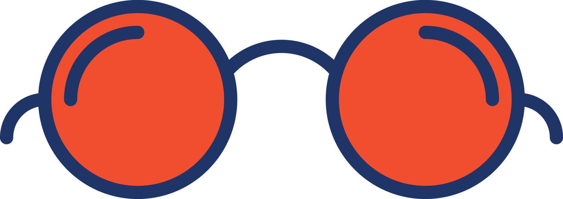 Glasses Color Icon vector