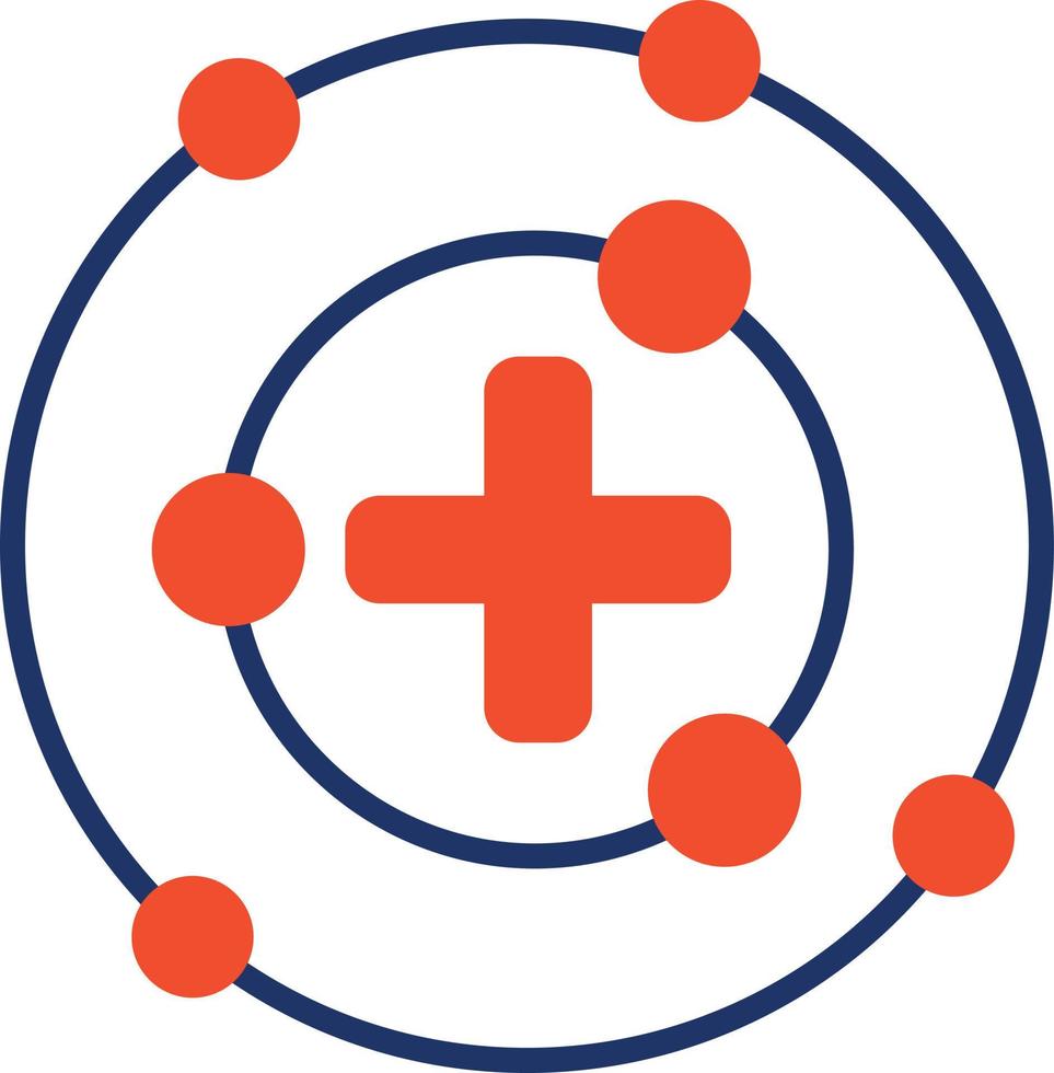 Proton Color Icon vector