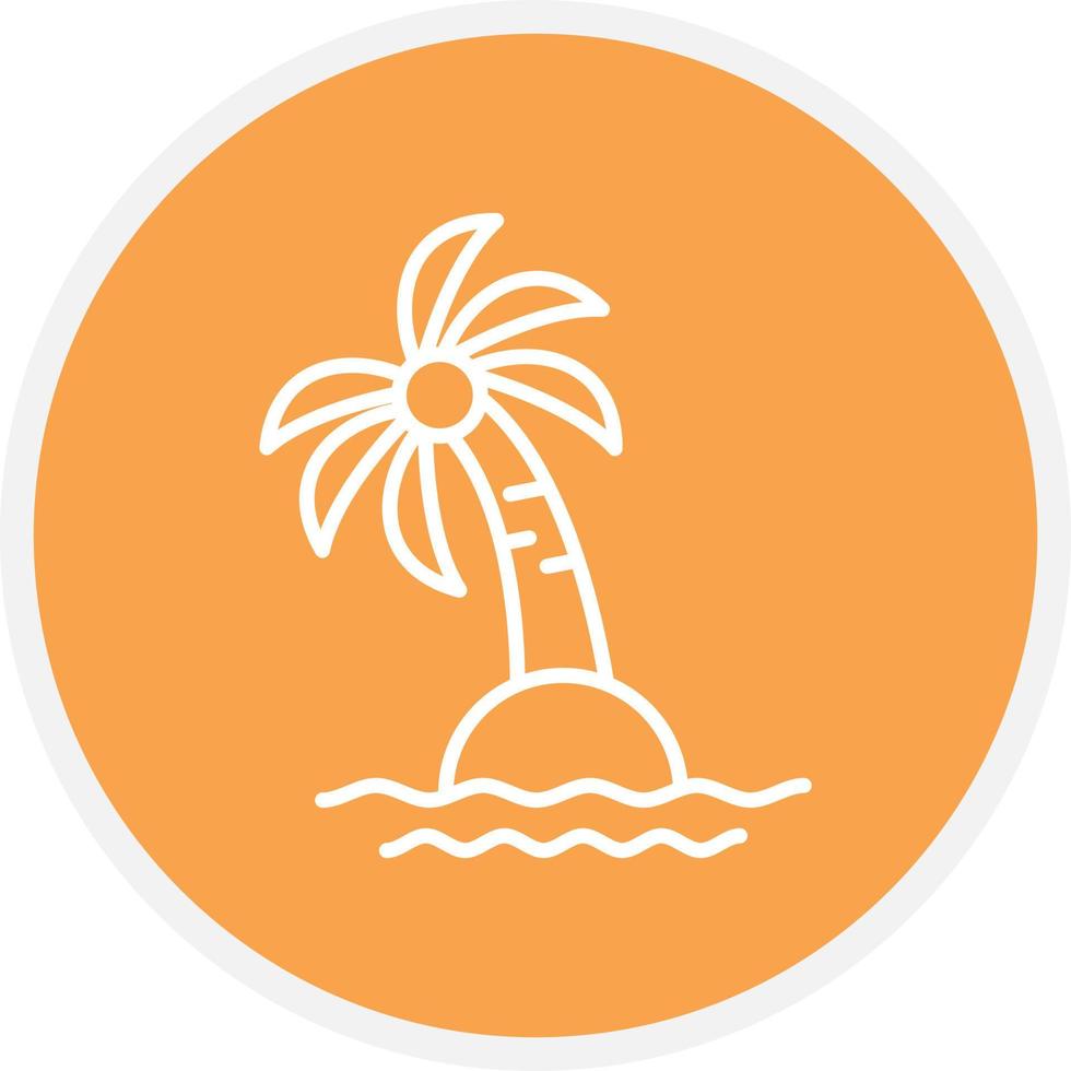 Tropical Line Circle vector