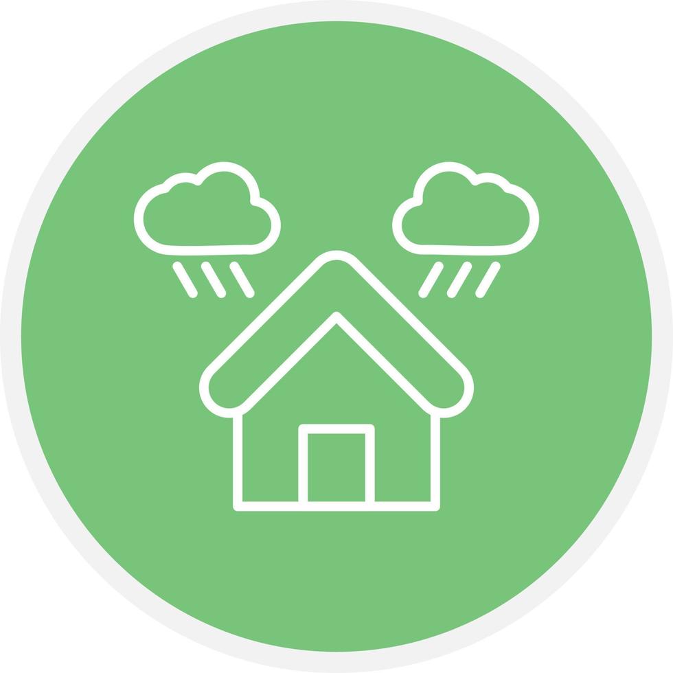Shelter Line Circle vector