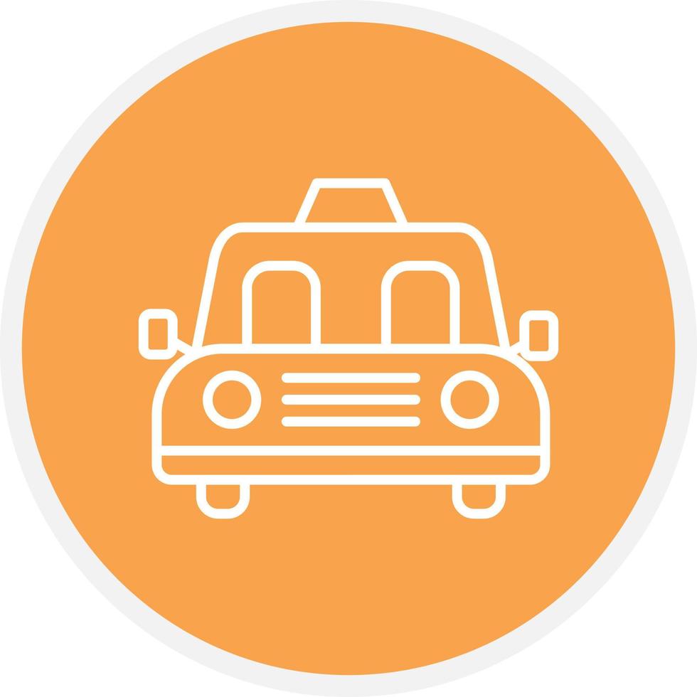 Taxi Line Circle vector