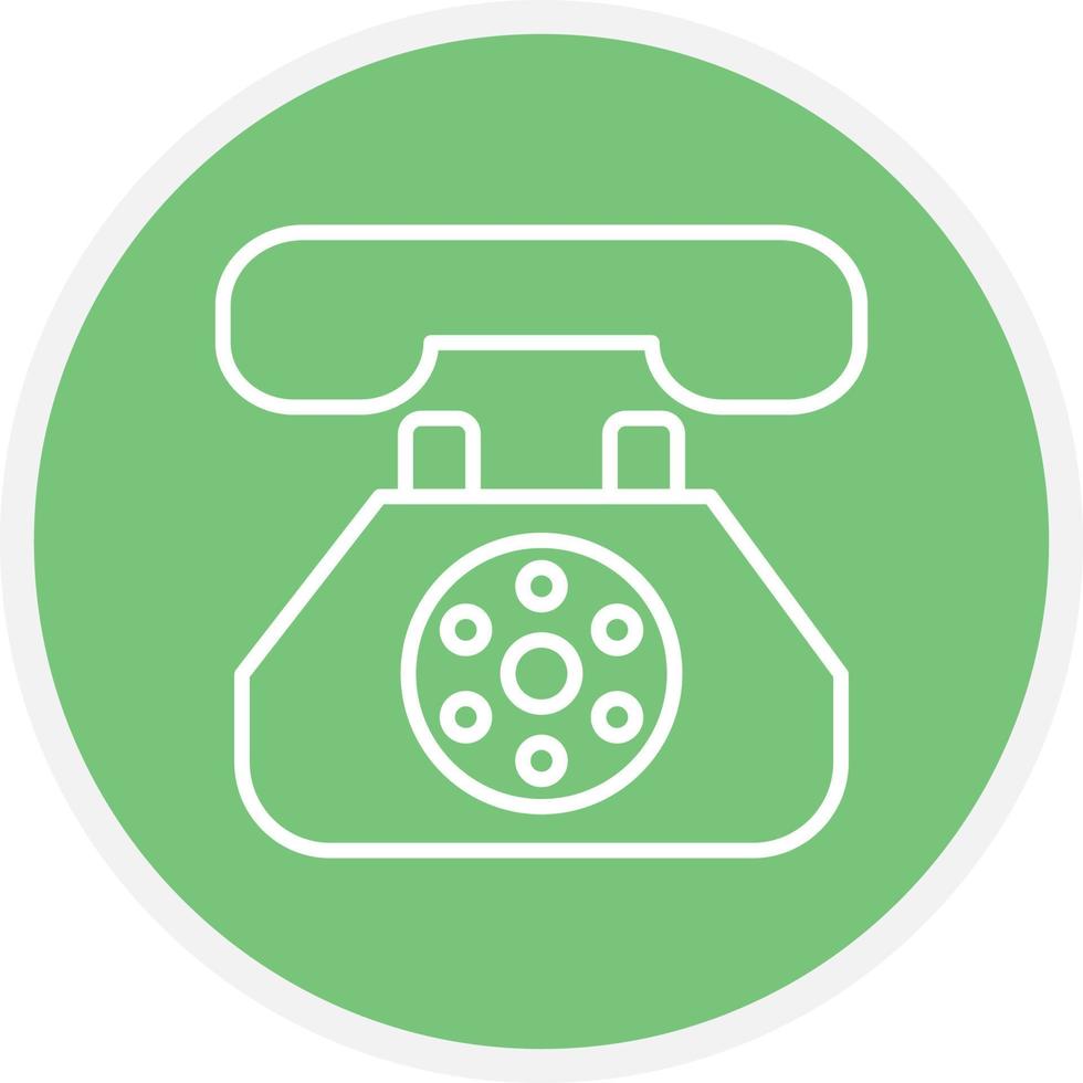 Land Line Phone Line Circle 9860919 Vector Art at Vecteezy