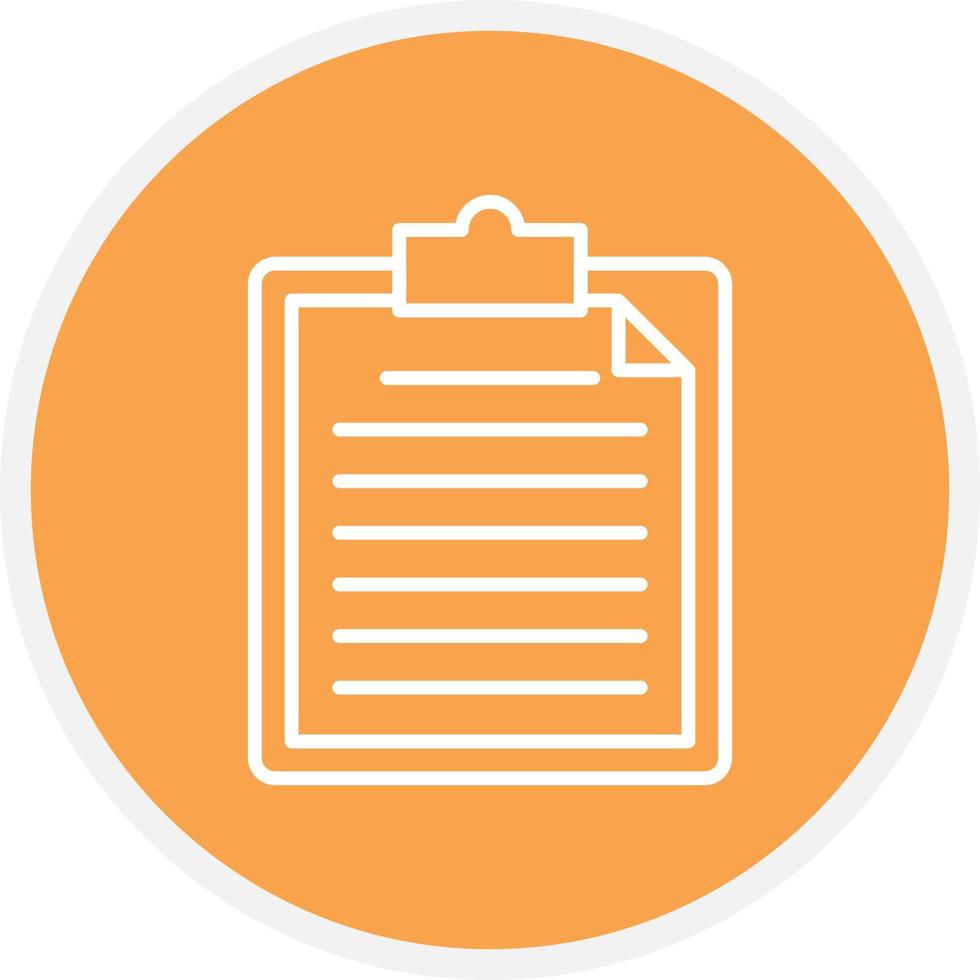 Document Line Circle vector