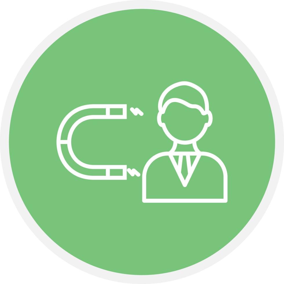 User Engagement Line Circle vector