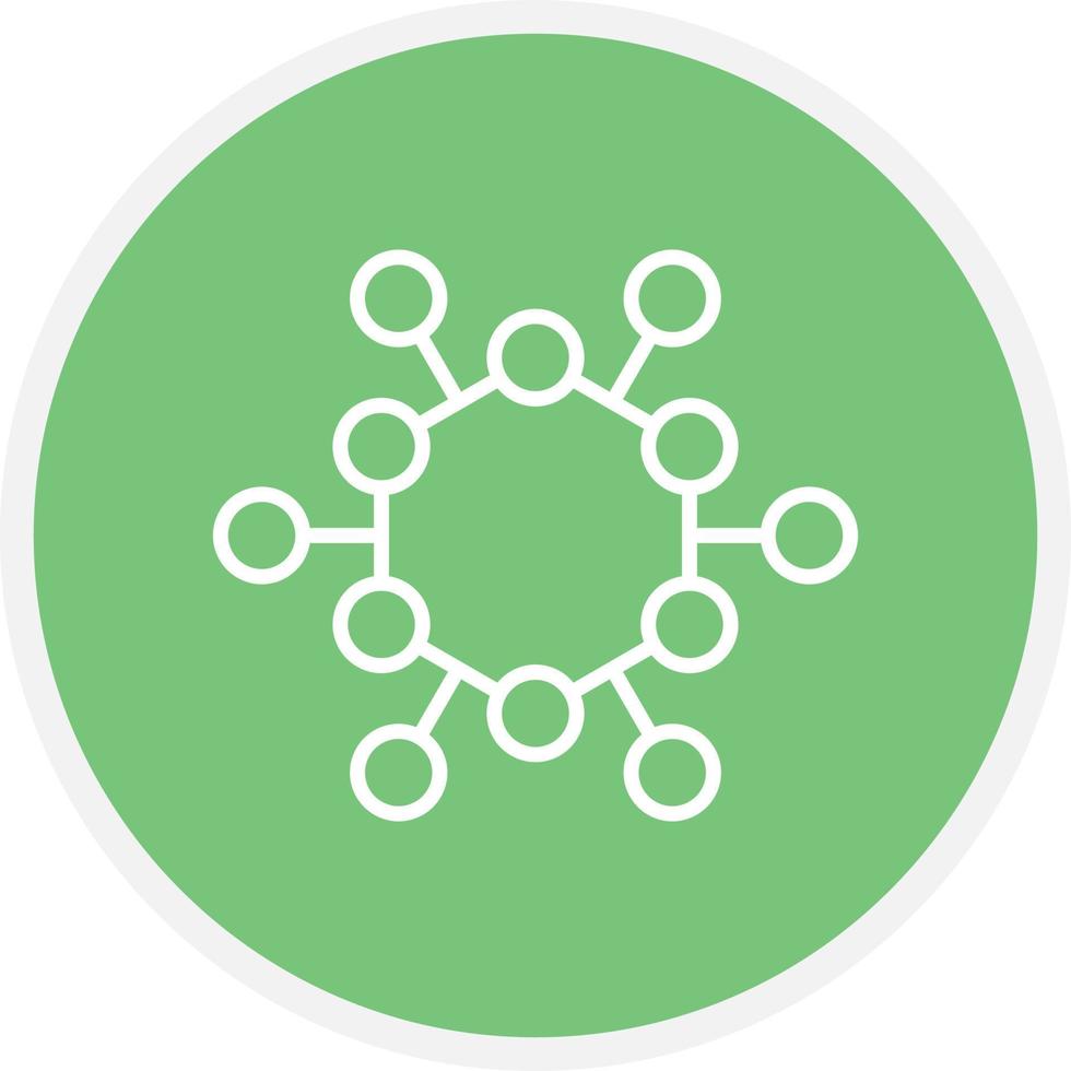Atom Structure Line Circle vector