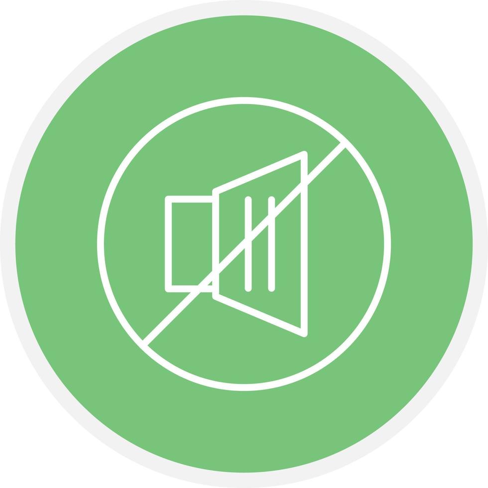 Mute Line Circle 9861116 Vector Art at Vecteezy