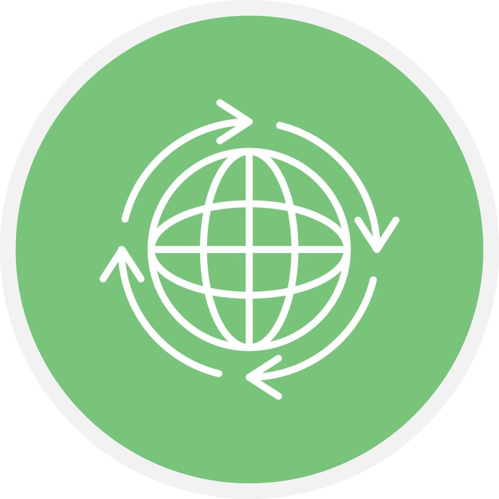 Reuse Line Circle vector