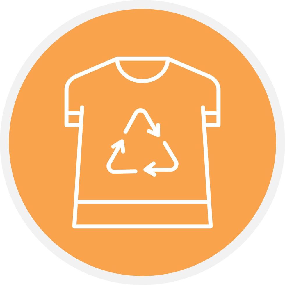 Shirt Line Circle vector