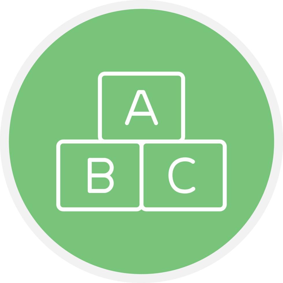 Blocks Line Circle vector