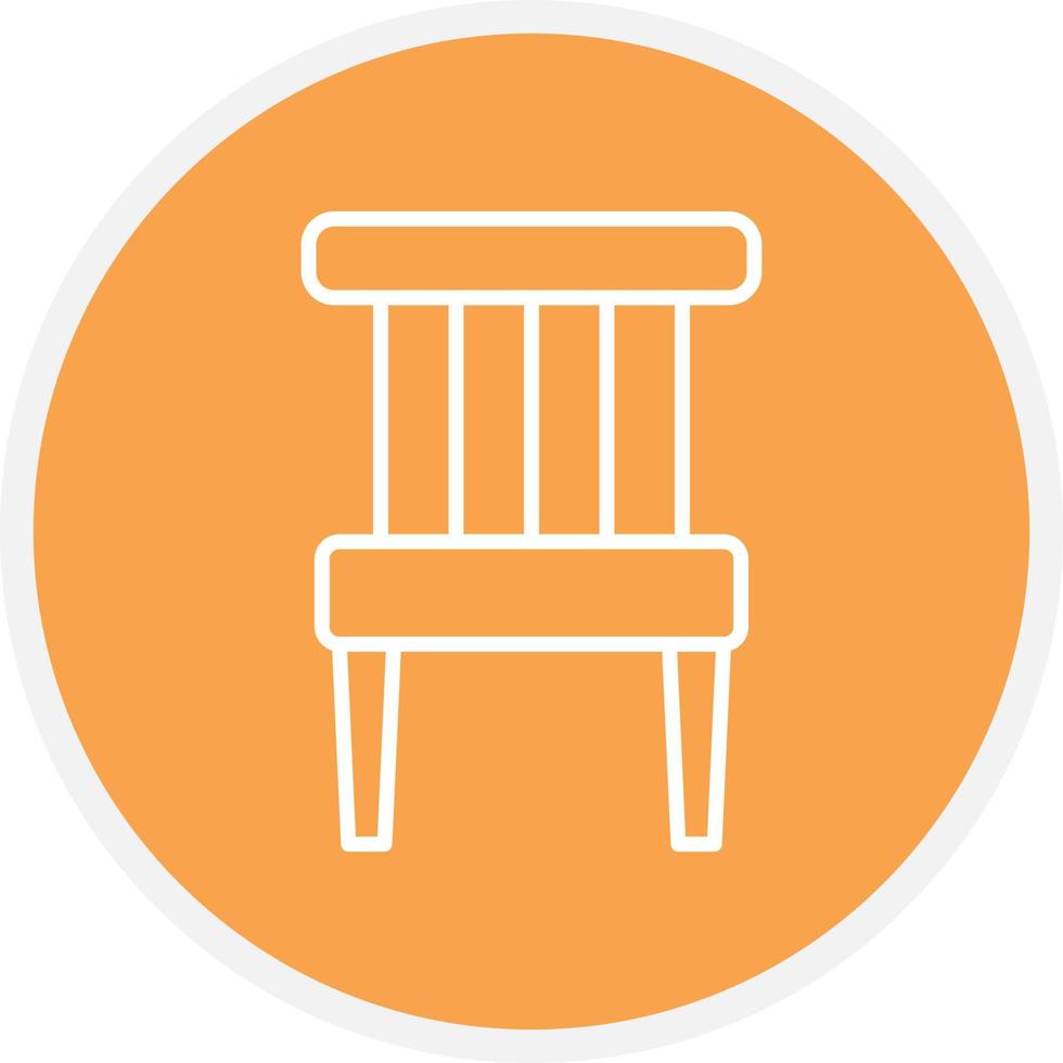 Chair Line Circle vector