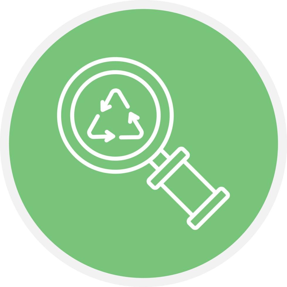 Recycling Line Circle vector