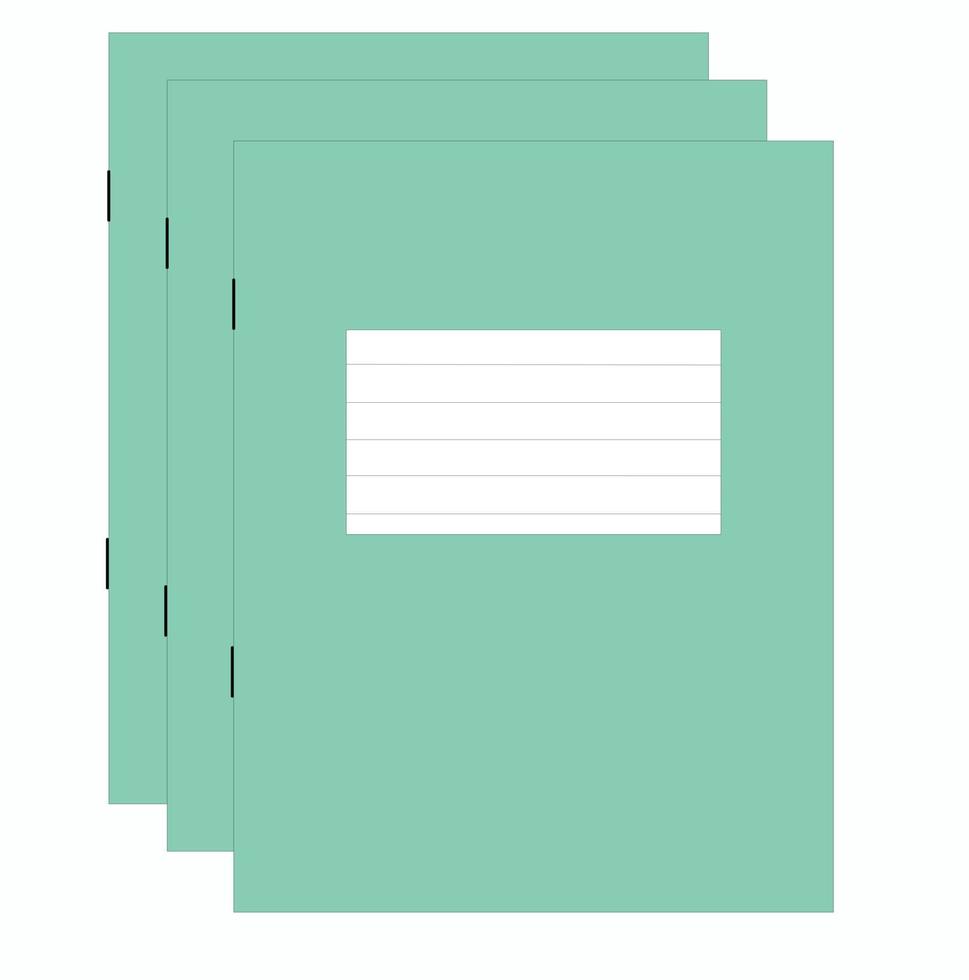 cuaderno para estudiantes de fondo blanco. ilustración vectorial vector