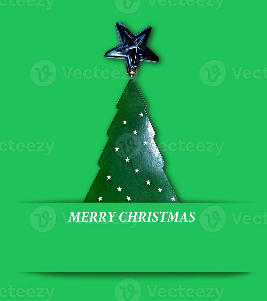 background of Christmas trees photo