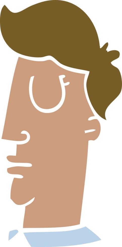 cartoon doodle human head vector
