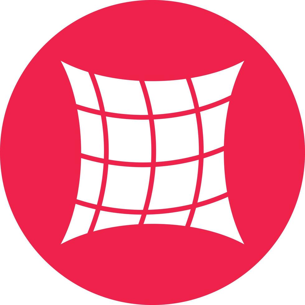 Net Glyph Circle Multicolor vector