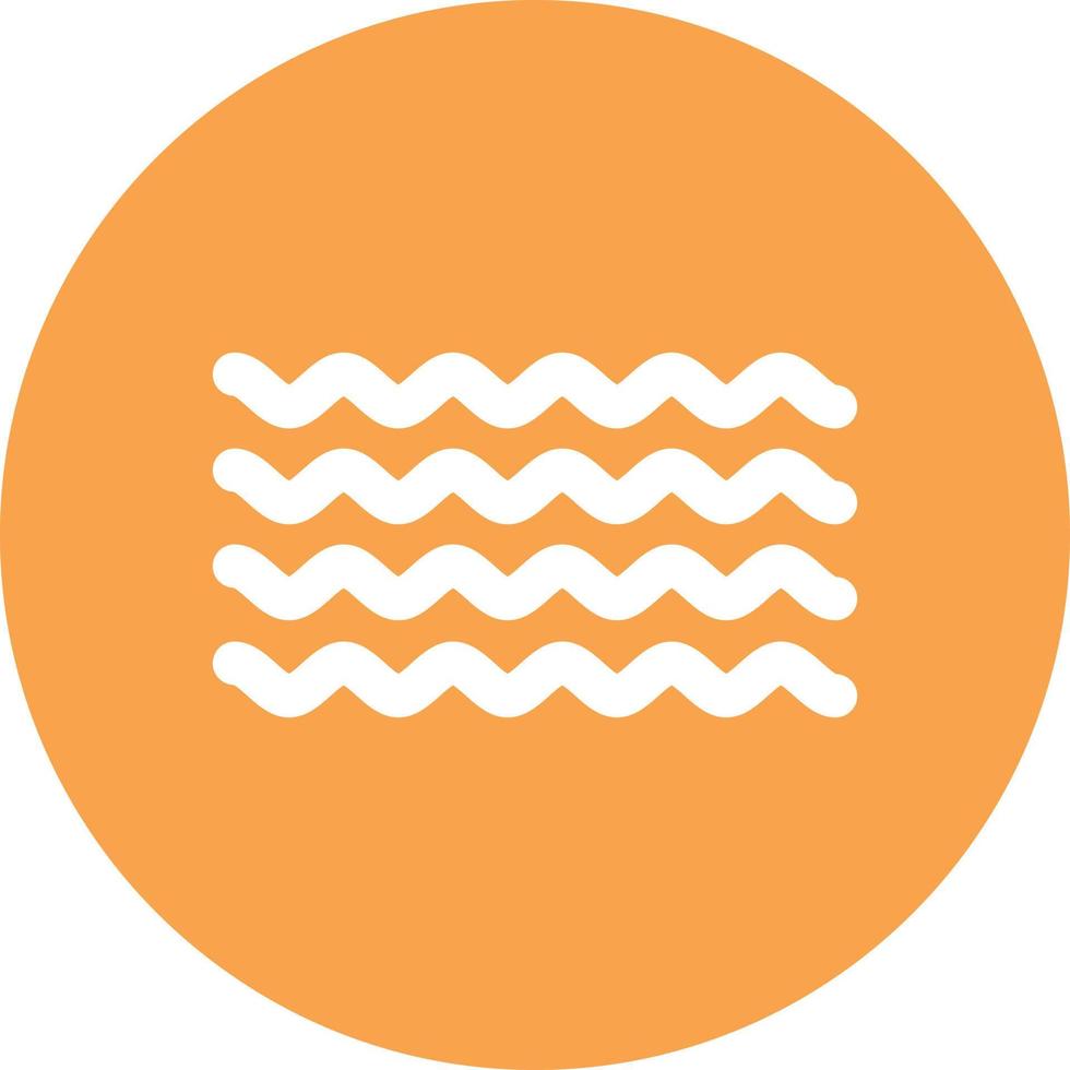 Sea Water Glyph Circle Multicolor vector