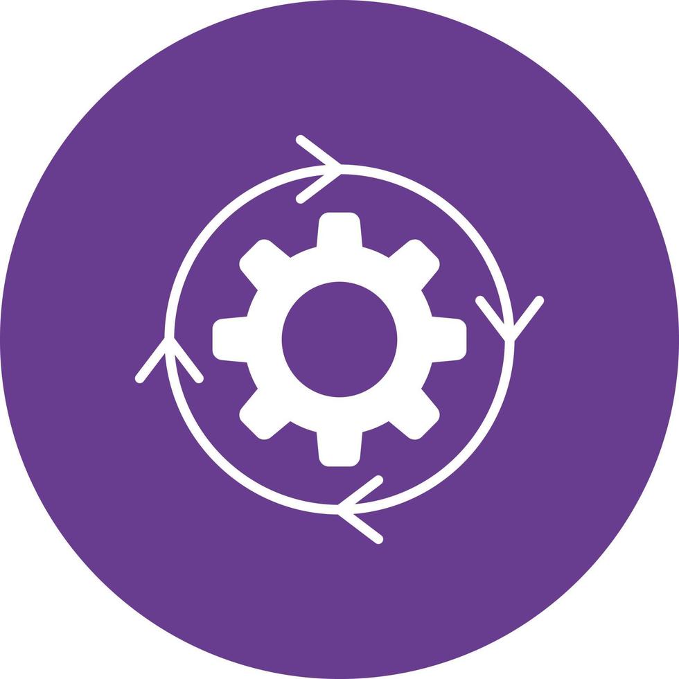 Iteration Glyph Circle Multicolor vector