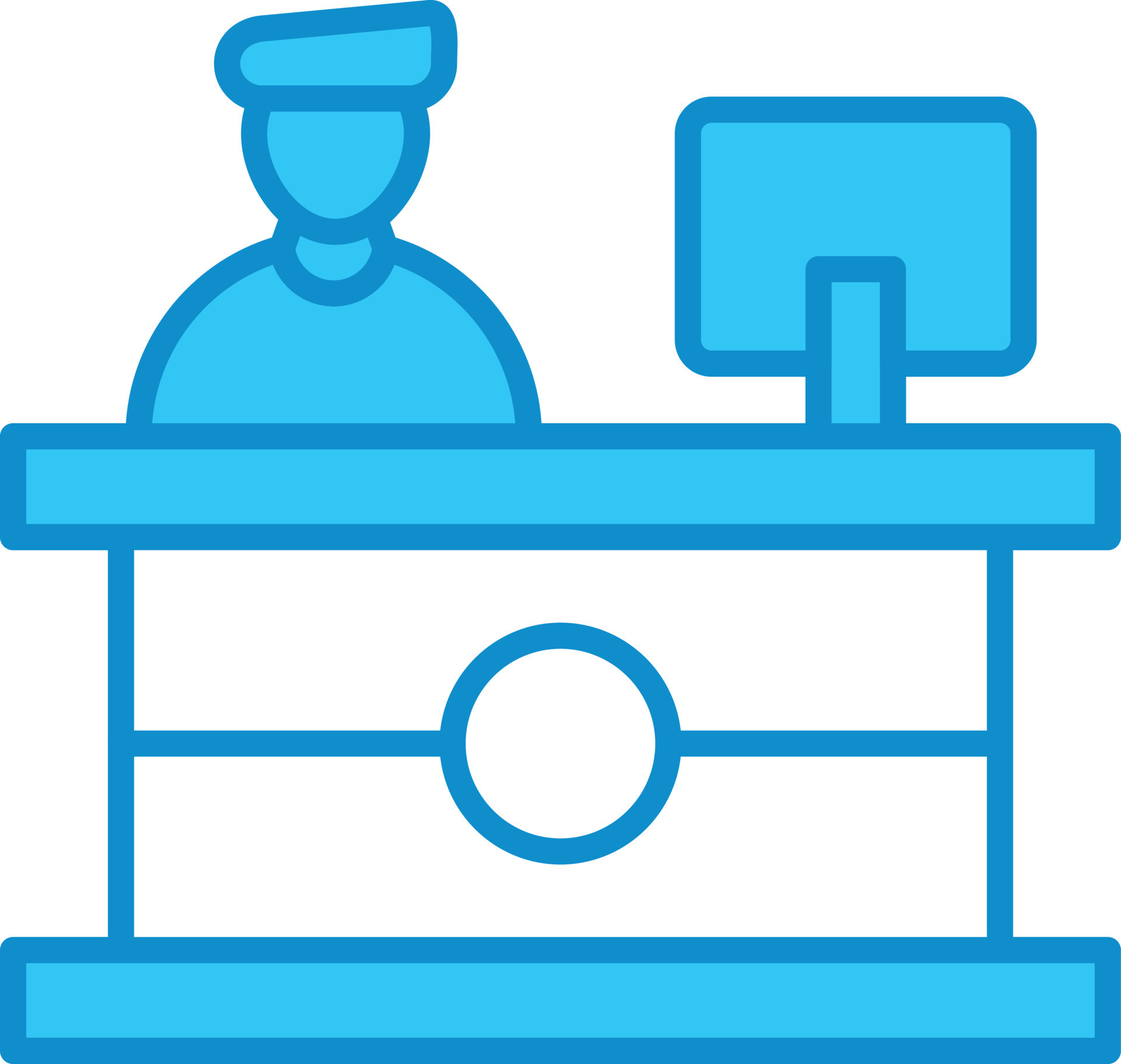 Reception Line Filled Blue 9863270 Vector Art at Vecteezy