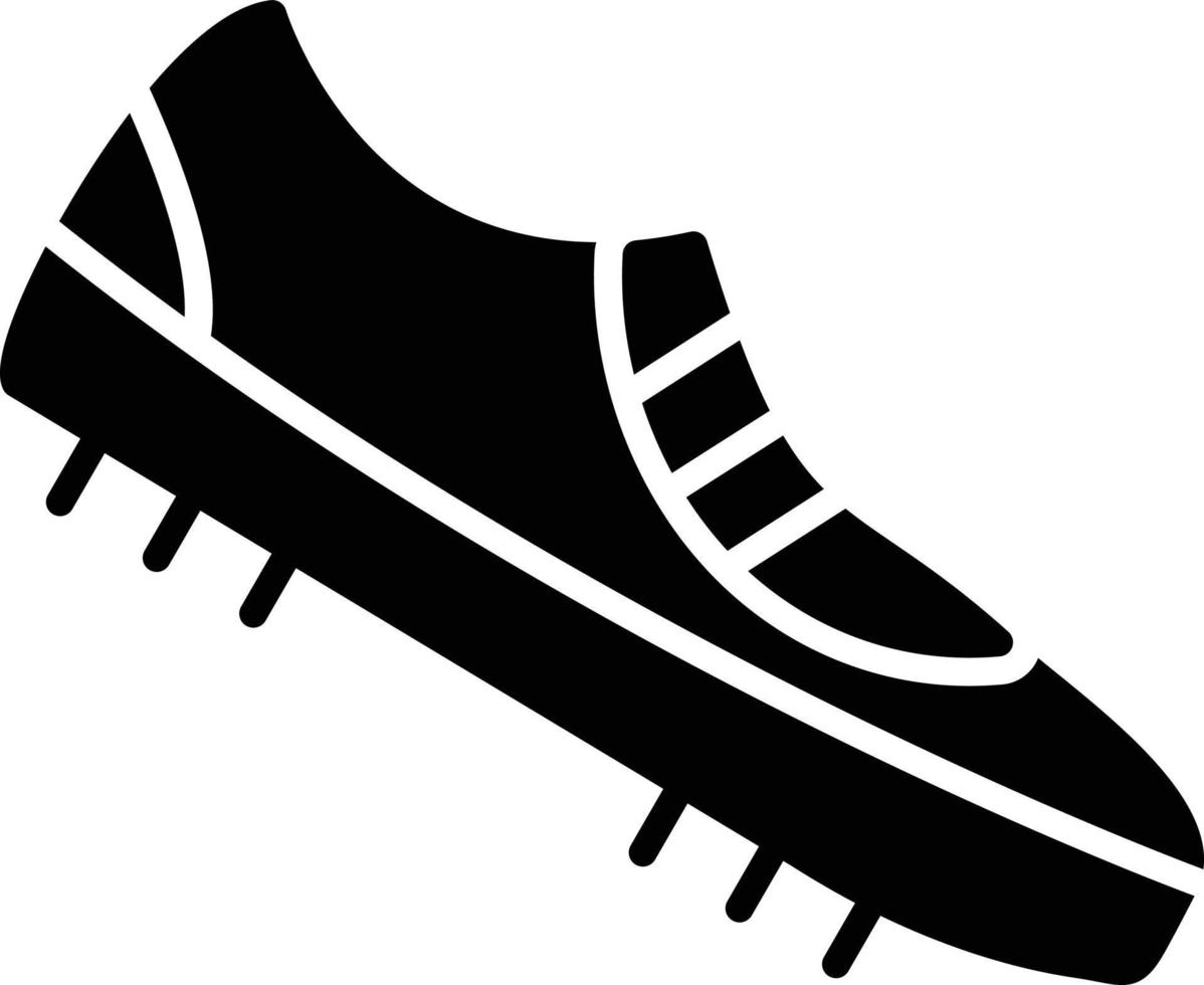 icono de glifo de zapato vector