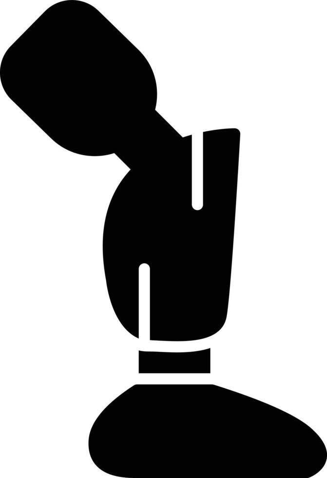 Prosthesis Glyph Icon vector