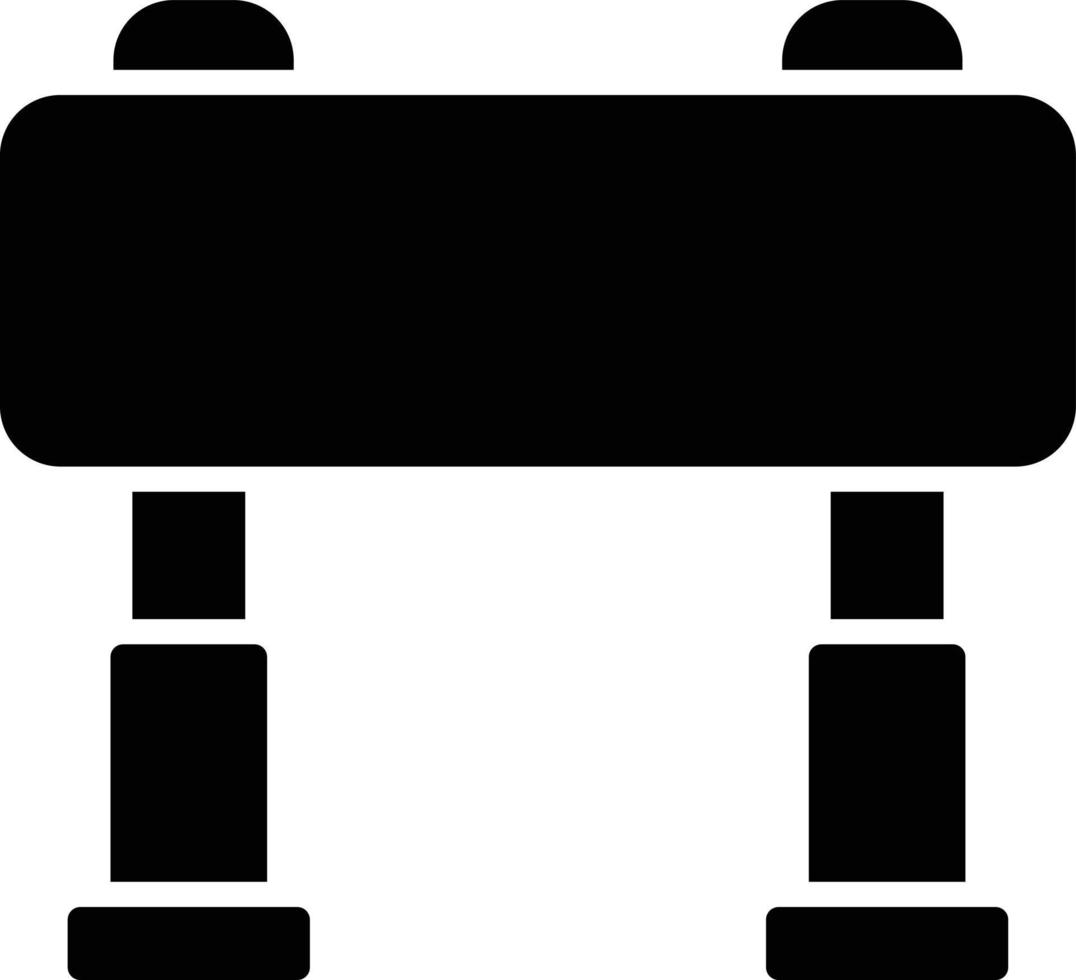 Pommel Glyph Icon vector