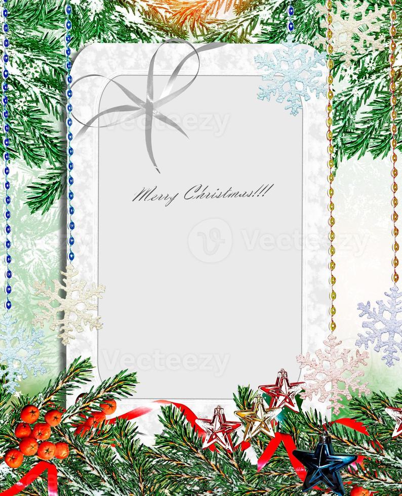 Christmas background. Christmas toy. greeting card photo