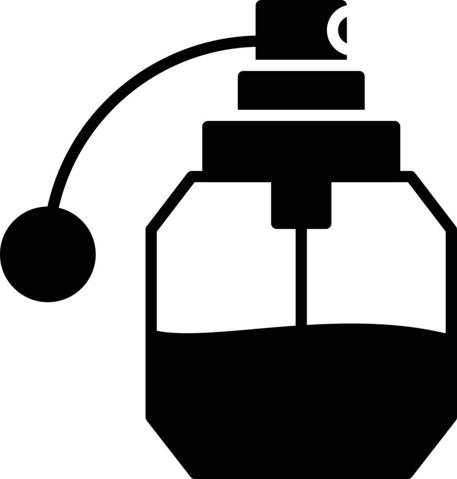 icono de glifo de perfume vector