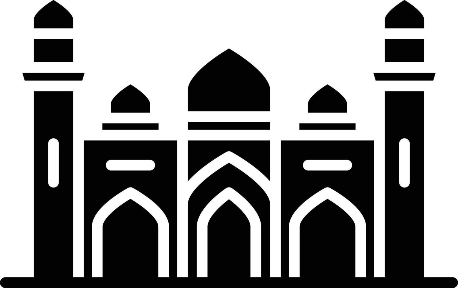 Mosque Glyph Icon vector