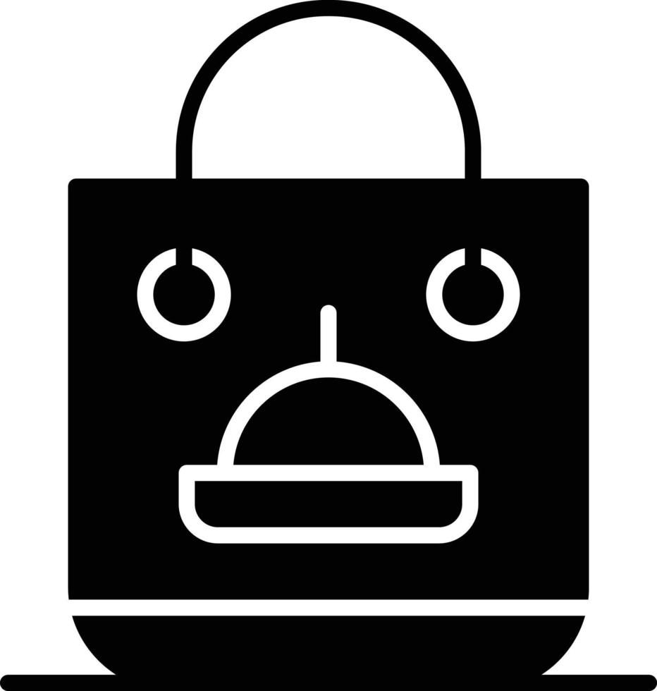 Bag Glyph Icon vector