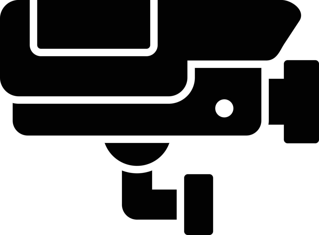 Cctv Glyph Icon vector