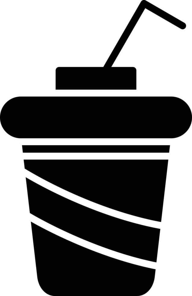 Soft Drink Glyph Icon vector