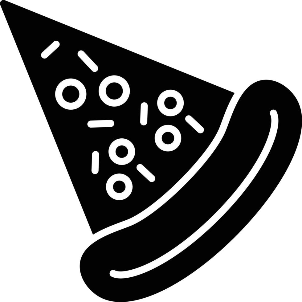 Pizza Glyph Icon vector