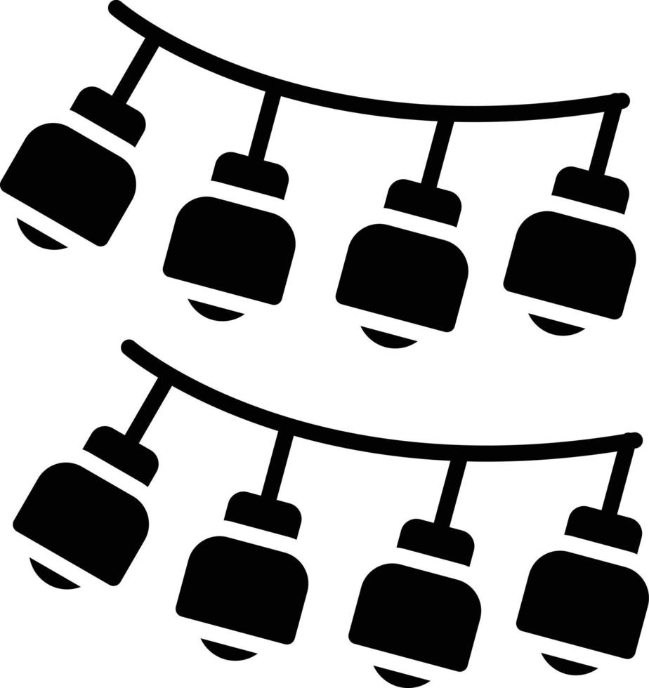 Garlands Glyph Icon vector