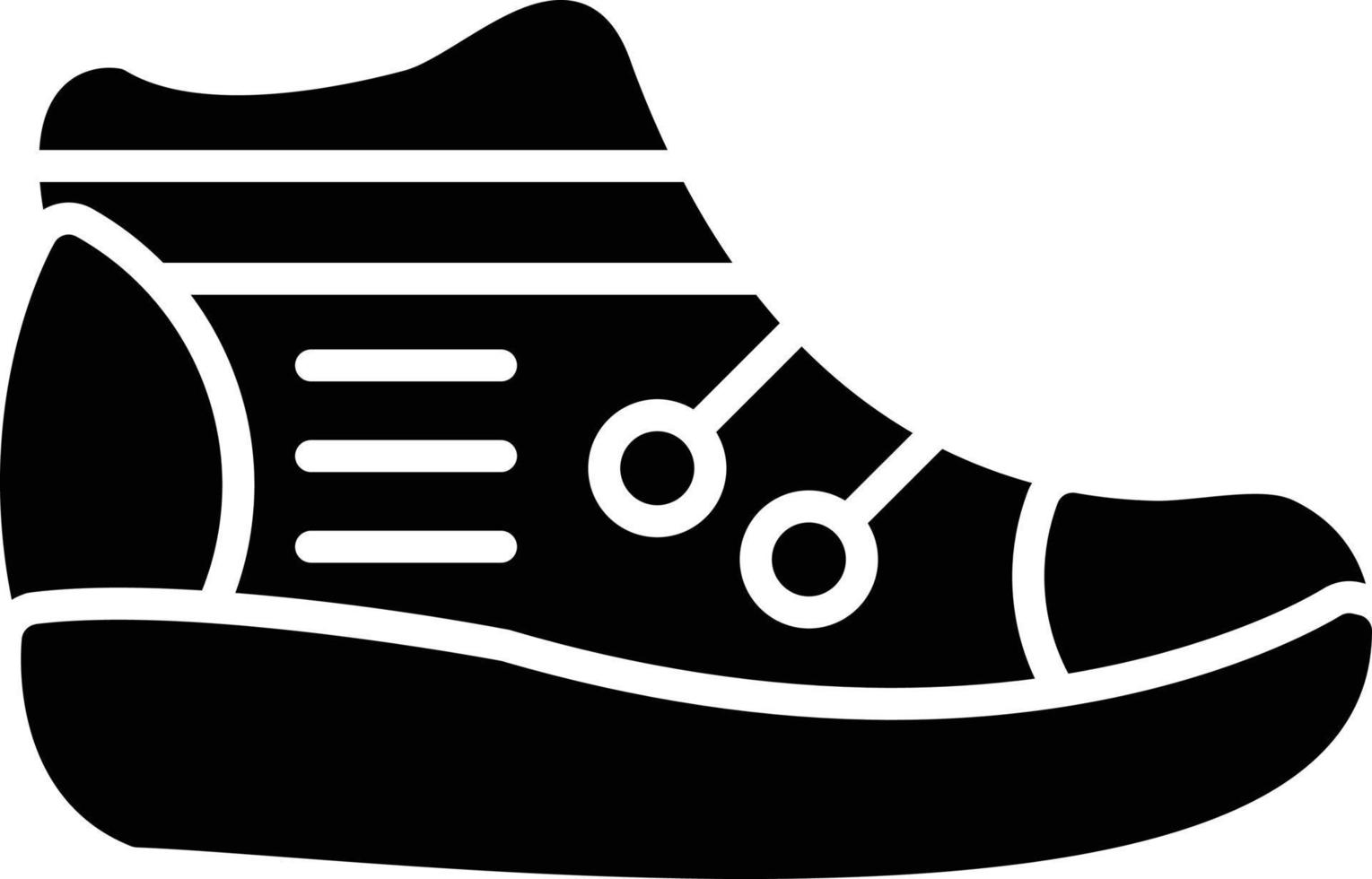 Sneakers Glyph Icon vector