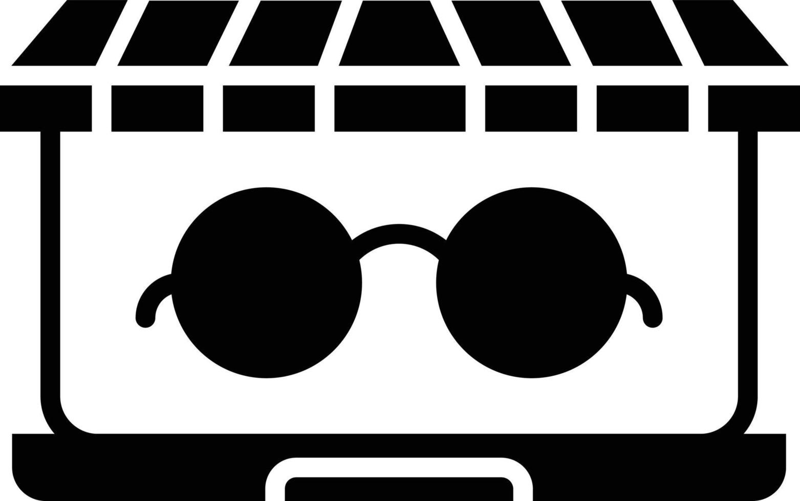 E Commerce Glyph Icon vector