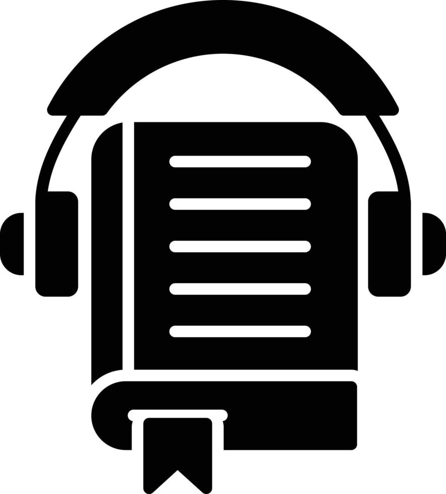 Ebook Glyph Icon vector