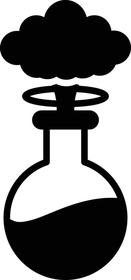 Lab Explosion Glyph Icon vector