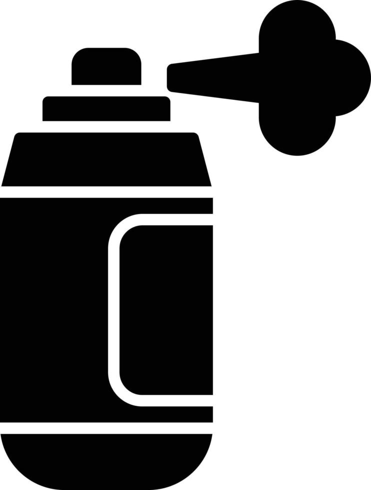 Spray Paint Glyph Icon vector