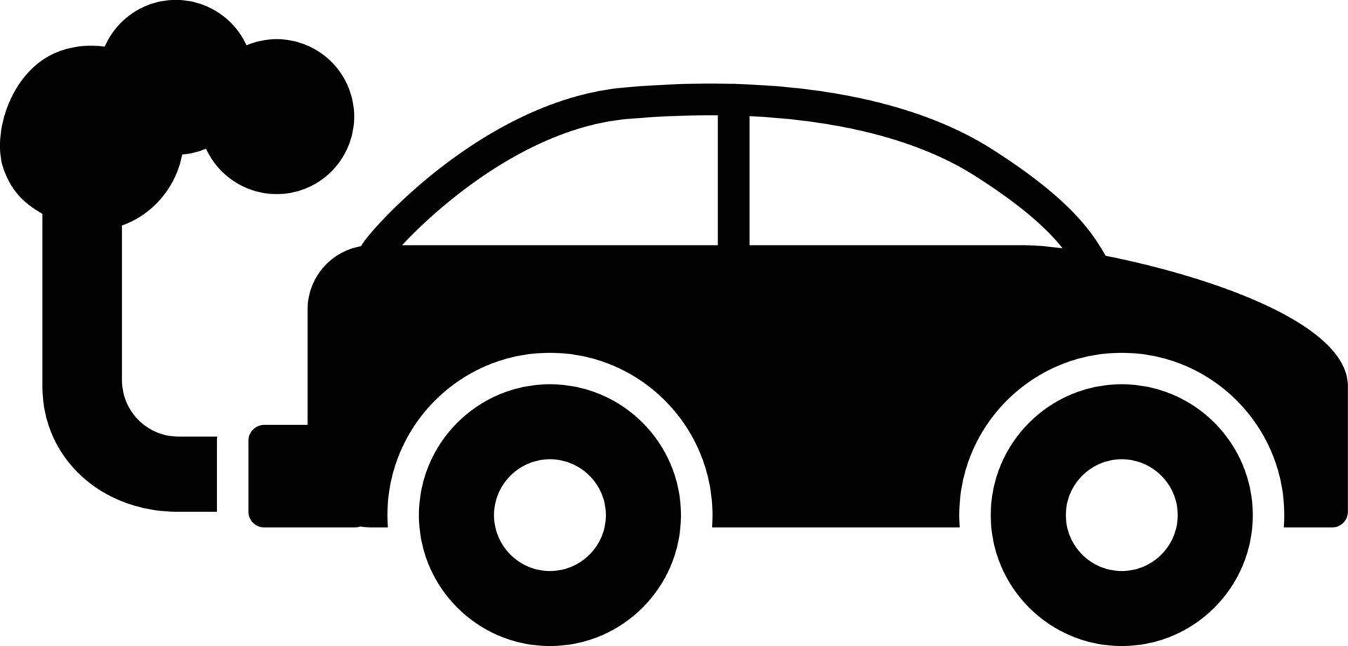 Car Glyph Icon vector