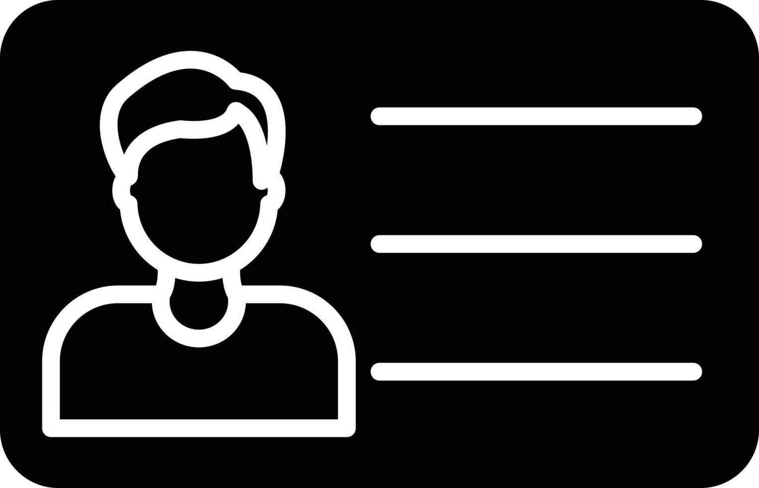 V Card Glyph Icon vector