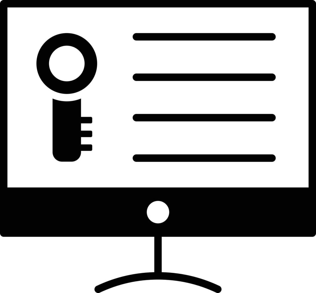 Keyworld Glyph Icon vector