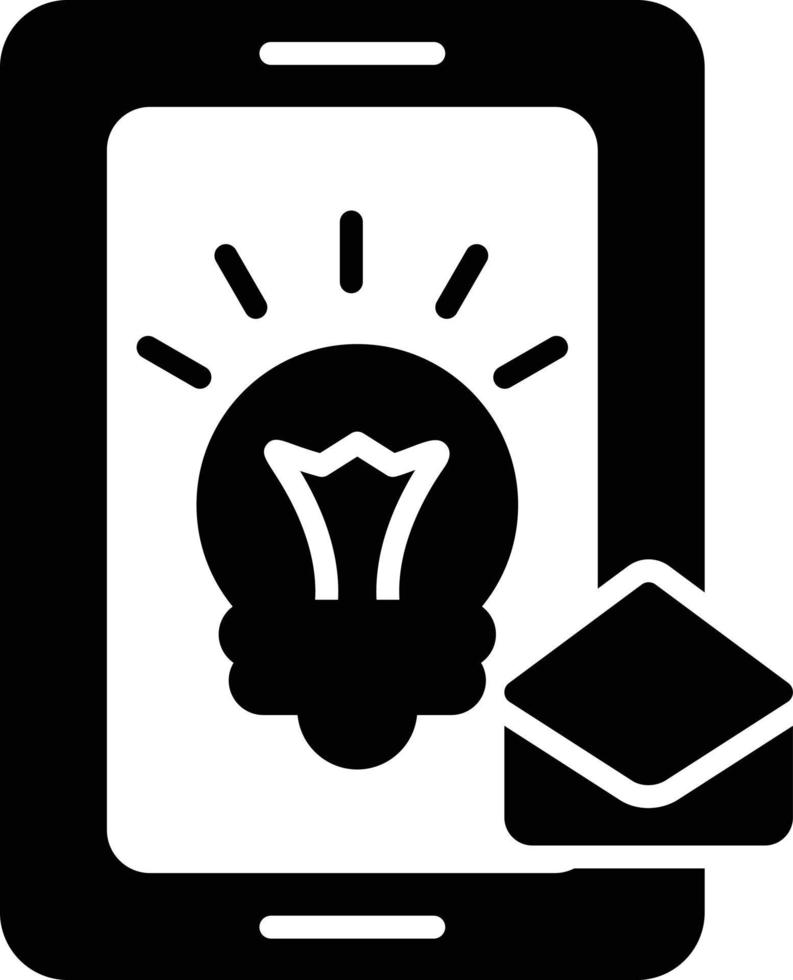 Idea Glyph Icon vector